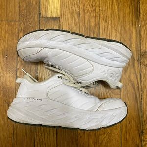 Women’s white chunky Hoka